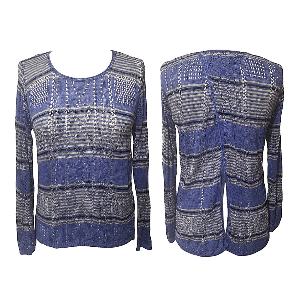 NWOT Say What? Unique Open Knit Sweater Sz M